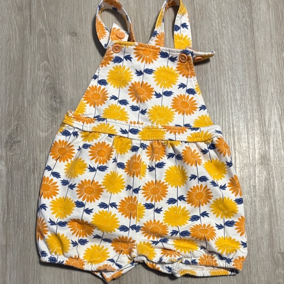 Floral Print Kids Overalls - Picture 1 of 1